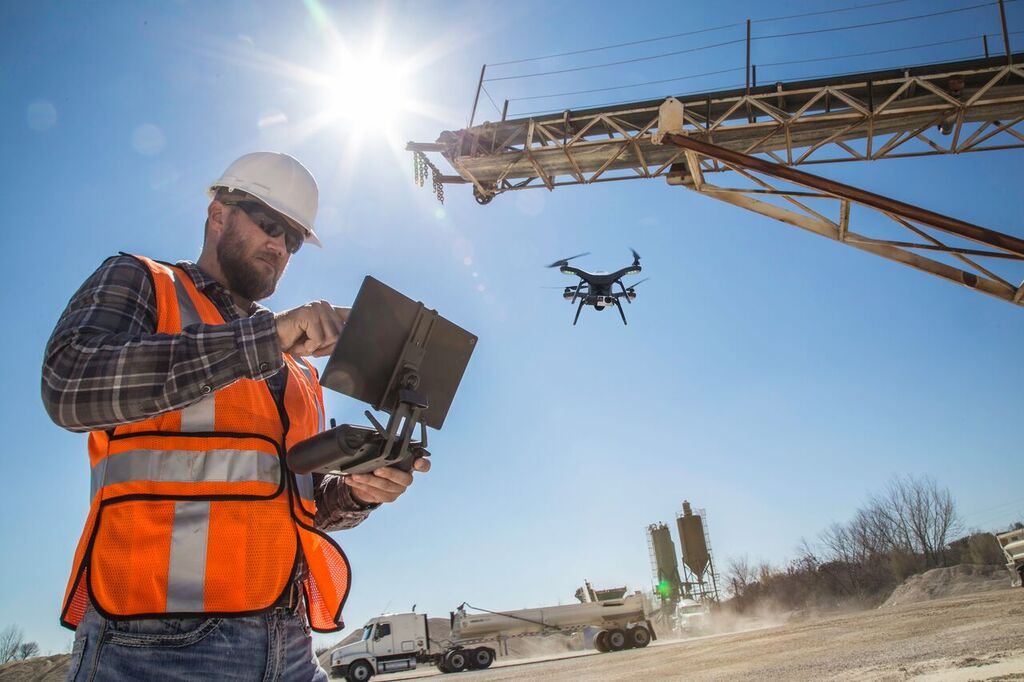 El uso de drones en la construcción de edificios